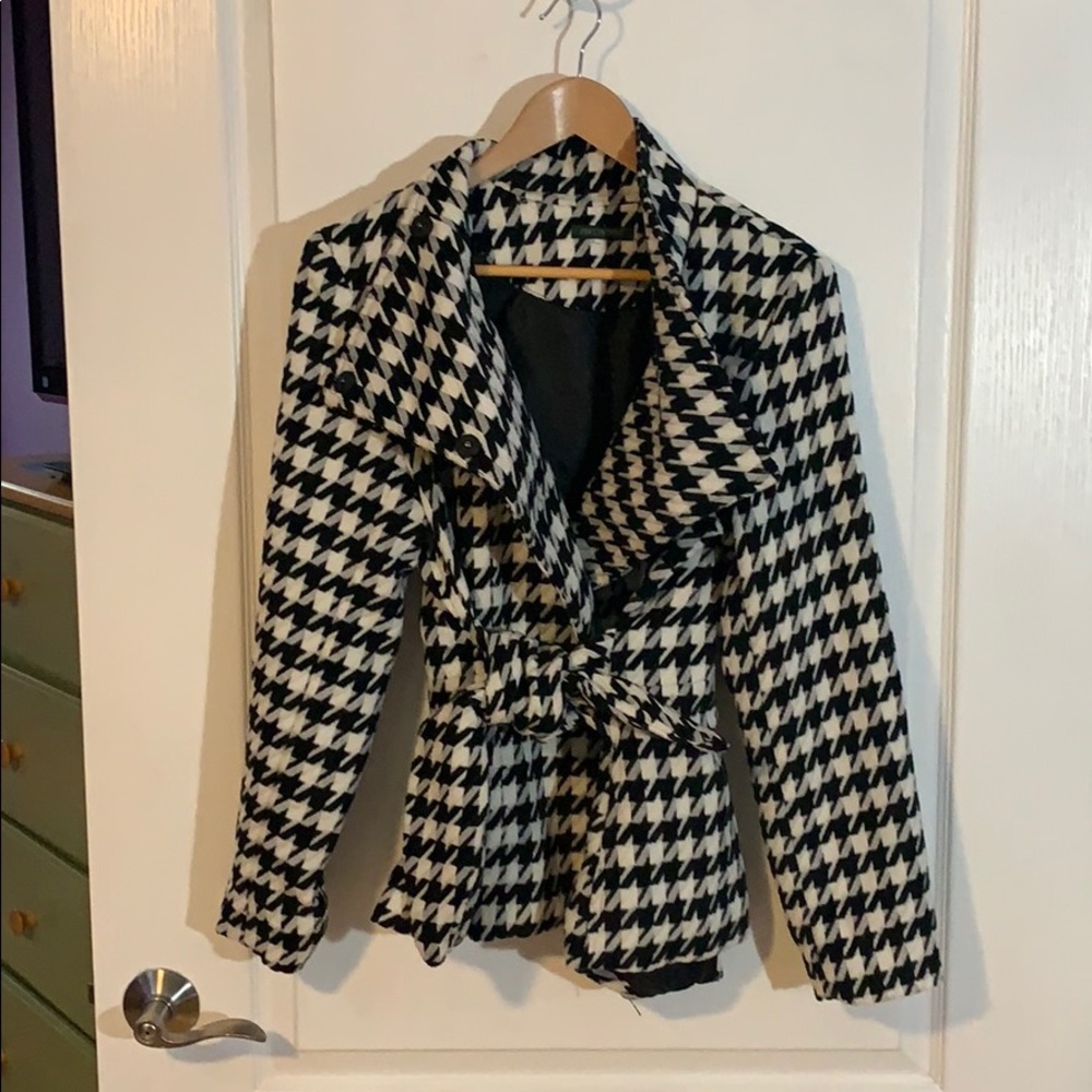 Houndstooth Wrap jacket